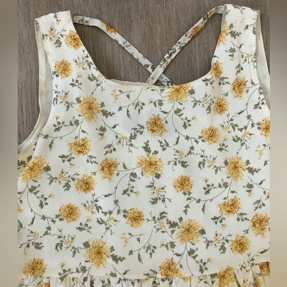 Hayden Girls Floral Tiered Maxi Pocket Dress - Picture 7 of 16